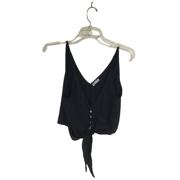 Intimately‎ by Free People Black Top Women's Size Small Petite - Picture 1 of 4